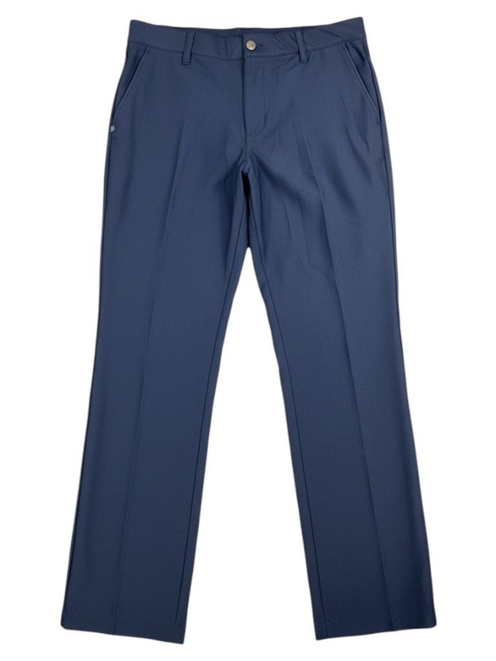 Adidas Mens Navy Flat Front Golf Pants 36x32
